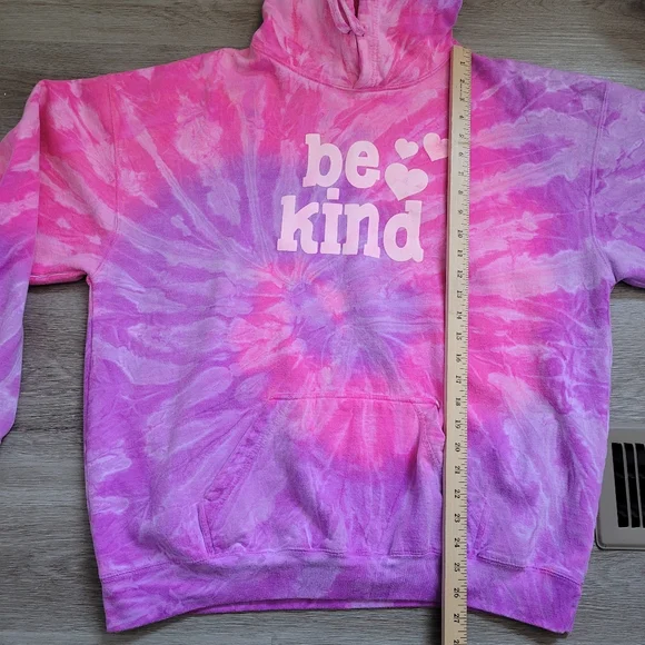 Be Kind Heart Hoodie Pullover Sweatshirt Women's XL SUNSHINE SISTERS - Picture 8 of 10